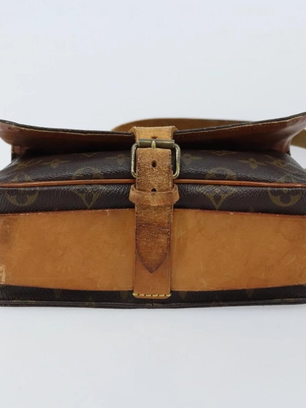 LOUIS VUITTON Monogram Cartouchiere MM Shoulder Bag M51253 LV Auth 172795 - Picture 6 of 15